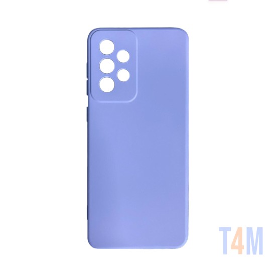 Silicone Case with Camera Shield for Samsung Galaxy A33 5g Purple