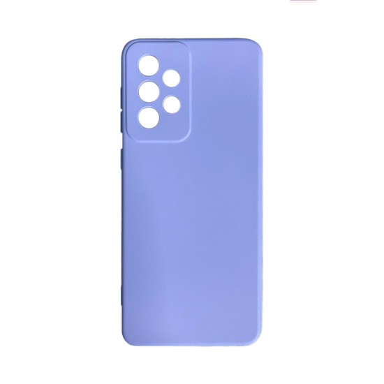 Silicone Case with Camera Shield for Samsung Galaxy A33 5g Purple