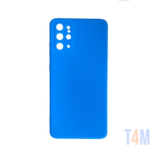 Capa de Silicone com Moldura de Câmera para Samsung Galaxy S20 Plus Azul