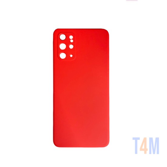 Funda de Silicona con Marco de Cámara para Samsung Galaxy S20 Plus ​Rojo