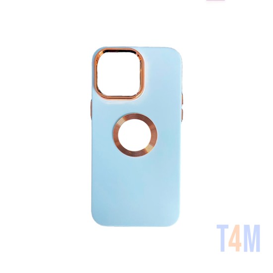 Funda de Silicona para Apple iPhone 14 Pro Cielo Azul