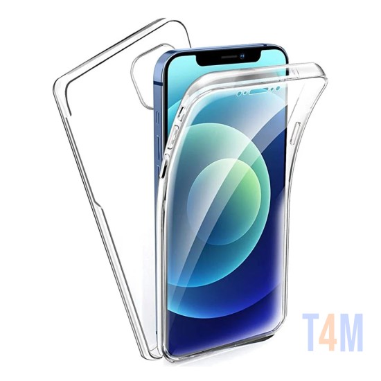 Funda de Silicona 360º para Apple iPhone 12 Transparente