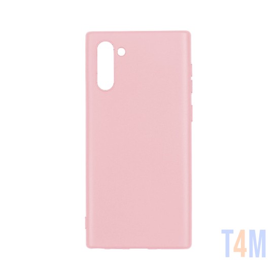 Capa de Silicone para Samsung Galaxy Note 10 Rosa