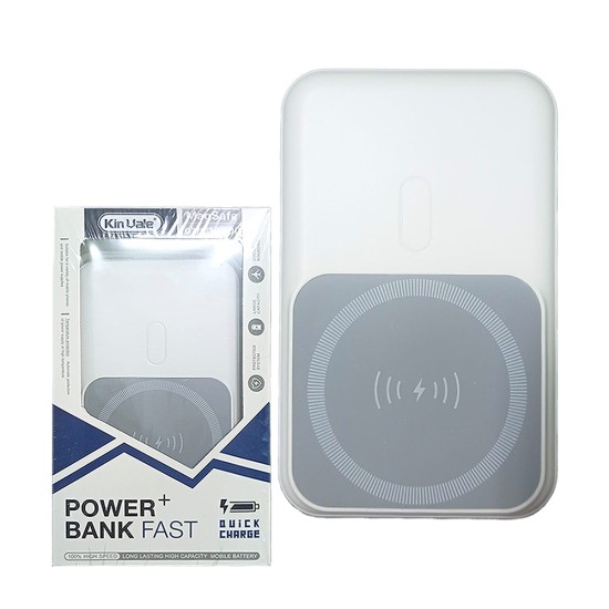 Power Bank Magnético Kin Vale Q77E 10000mAh Branco