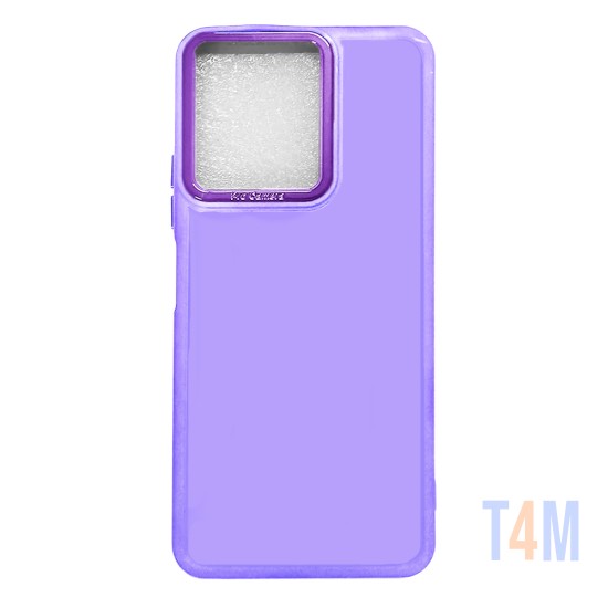 Capa de Silicone para Xiaomi 13C/Poco C65 Roxo