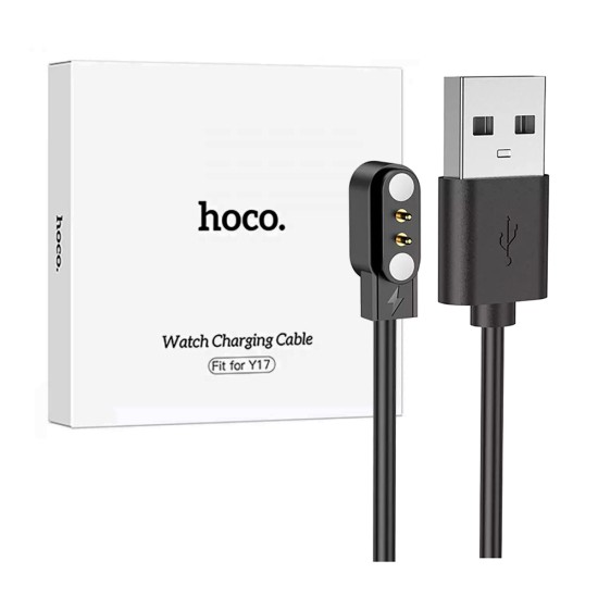 Hoco Wireless Charger for Y17 Sports Smartwatch Black