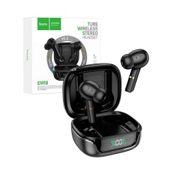 Auriculares Inalámbricos True Hoco EW18 Bluetooth V5.3 Negro