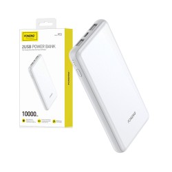 Banco de Potência Foneng P53 2 USB 10000mAh 5V/2A Branco