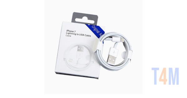 Apple original cable. (1m) Lightning to USB Cable - White 885909627424