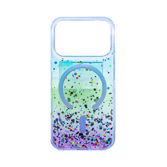 Hard case with Designer Magnetic Glitter Gradient for Apple iPhone 17 Pro Max Pink