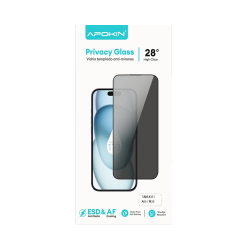 Vidro Temperado Anti-Espião Privacy para Samsung Galaxy A35/Galaxy A55 Preto