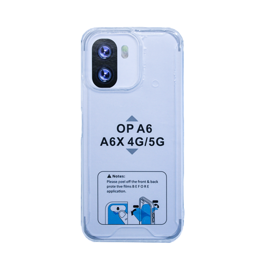 Hard Silicone Case for Oppo A6/A6X Transparent