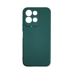 Funda de Silicona con Marco de Cámara para Redmi 17 Verde Oscuro
