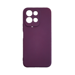 Funda de Silicona con Marco de Cámara para Redmi 17 Rojo cereza