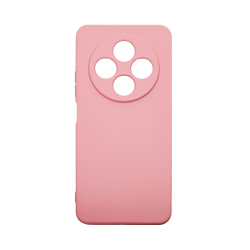 Funda de Silicona con Marco de Cámara para Redmi 17C Rosa