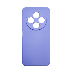 Funda de Silicona con Marco de Cámara para Redmi 17C Morado