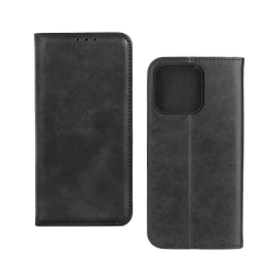 Leather Flip Cover with Internal Pocket for Xiaomi Redmi 17 Black