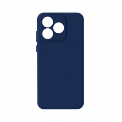 Silicone Case with Camera Shield for Huawei Honor 600 Lite Dark Blue