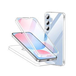 Funda de Silicona 360º para Samsung Galaxy S26 Plus Transparente