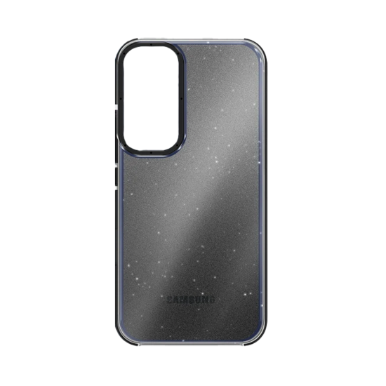 Capa Duro Designer Glitter Para Samsung Galaxy A57 Preto	