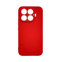 Funda de Silicona con Marco de Cámara para Xiaomi 17T Roja