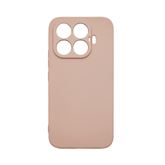 Capa de Silicone com Moldura de Câmera para Xiaomi 17T Rosa