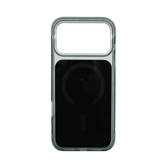 Designer Magnetic Acrylic Hard Case for Apple Iphone 17 Pro Max Black