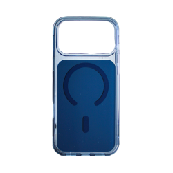 Designer Magnetic Acrylic Hard Case for Apple Iphone 17 Pro Max Blue