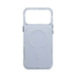 Designer Magnetic Acrylic Hard Case for Apple Iphone 17 Pro Max Transparent