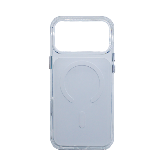 Designer Magnetic Acrylic Hard Case for Apple Iphone 17 Pro Max Transparent