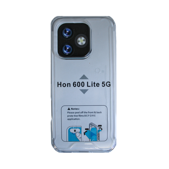 Capa de Silicone Dura para Huawei Honor 600 Lite 5G Transparente