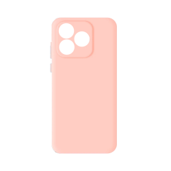 Capa de Silicone Com Moldura De Câmera para Huawei Honor 600 Lite Rosa