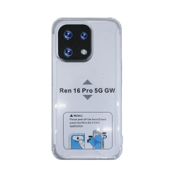 Funda Duro de Silicona para Oppo Reno 16F 5G Transparente