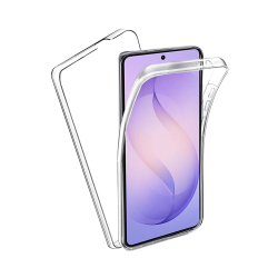 Funda de Silicona 360º para Samsung Galaxy S26 Ultra Transparente
